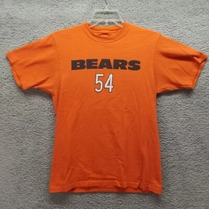 Chicago Bears Shirt Mens Small Orange Blue Short Sleeve Brian Urlacher #54 - Picture 1 of 11