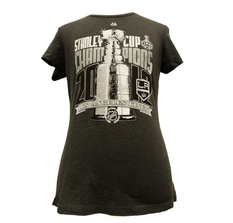 LA Kings NHL Hockey 2012 Final Champions Locker Room Womens Crew T Shirt Los C30 Cover