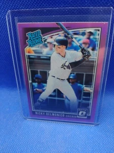 2018 Donruss Optic Rated Rookie Nicky Delmonico #59 Pink Border Chicago WhiteSox - Picture 1 of 2