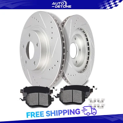 Front Ceramic Brake Pads and Rotors Disc For Nissan Altima 2002 2003 2004 - 2006 - Изображение 1 из 4