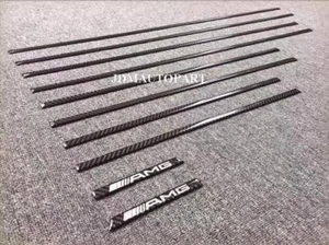 CARBON FIBER BODY SIDE STRIP TRIM FOR G-Class W463 G 500 G63 1998-2018 New - Picture 1 of 6