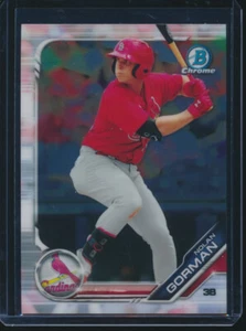 NOLAN GORMAN 2019 Bowman Chrome Baseball ST. LOUIS CARDINALS Prospect - Picture 1 of 1