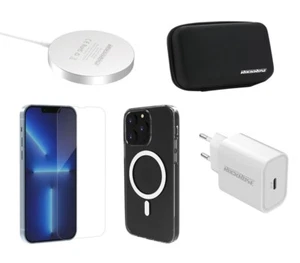 Apple Iphone 13 pro accessories bundle case charger wireless charge station - Picture 1 of 8