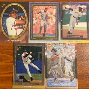 1998 Topps Gallery Pre Productions 5 Card baseball Set Free Shipping - Picture 1 of 1