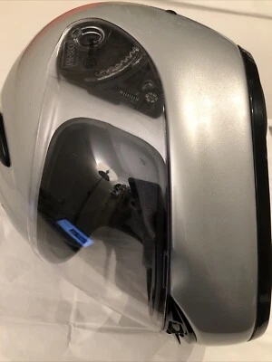 Probiker Helm Gr.M,Silber,Herrn,1150gram,E13,Motorradhelm,Sauber,Gut erhalten - Bild 1 von 4