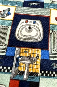 VESTIDO LAVABO BAÑO TRAJE CORBATA DISEÑADOR ENVÍO GRATUITO - Imagen 1 de 4