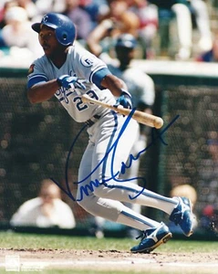 Signed 8X10 VINCE COLEMAN Kansas City Royals Autographed Photo - COA - Bild 1 von 1