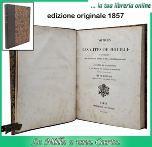 antikes Buch Geologie Mineralogie Drouot NOTICES SUR LES GITES Saona Loire 1857 - Bild 1 von 17