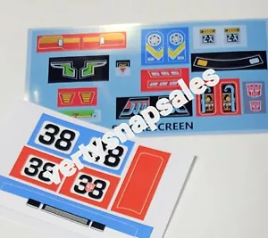 Pegatinas Transformers G1 Repro para pantalla de humo G1 - Imagen 1 de 1
