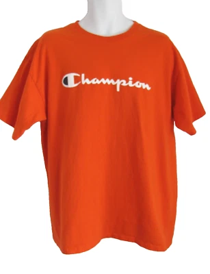 Camiseta Champion Hombre XL Naranja Brillante Construcción Visible Foto 1 de 4