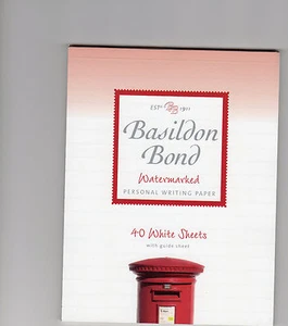 Basildon Bond writing paper, Small size, colour choice,  (137mm x 178mm pad) - Picture 1 of 6