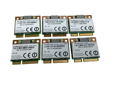 LOT OF 6 TOSHIBA PA3839U-1MPC WiFi Card WN6606LH - Image 1 of 2