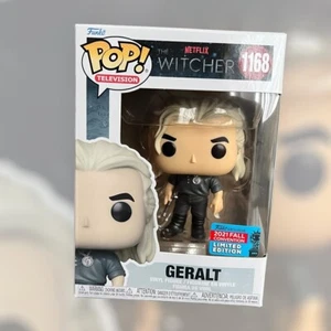 Funko POP The Witcher GERALT #1168 2021 Fall Convention Exclusive w. Protector - Picture 1 of 6