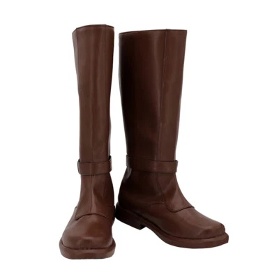 Zapatos Obi Wan Kenobi Juegos con disfraces Star Wars Hombres Botas Versión 1 Hechos a mano Foto 1 de 4