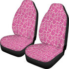 Universal Front Car Seat Covers Full Set of 2 Sunflower Owl Pattern for Women