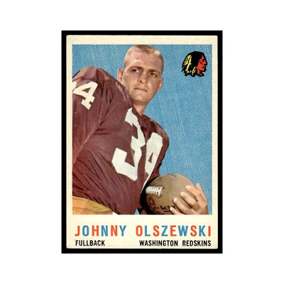 John Olszewski 1959 Topps #115 Washington Redskins Football Card EX - Image 1 of 3