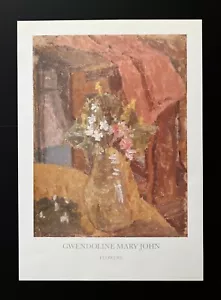 Gwen John, Flowers, Manchester City Art Gallery, Print Authentic VG *Very Rare - Picture 1 of 1