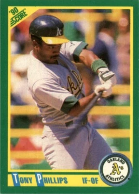1990 Score MLB Tony Phillips #84 - Image 1 of 2