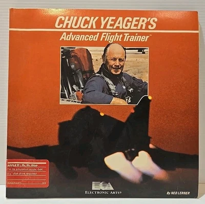 Chuck Yeager's Advanced Flight Trainer - Apple II+, IIe, IIc, IIgs - Image 1 of 4