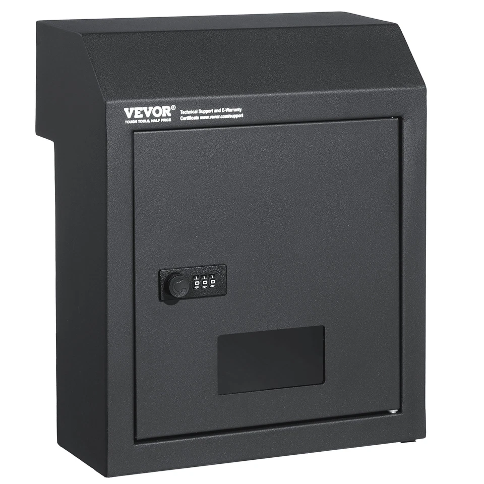 VEVOR Through The Door Key Drop Box Heavy Duty Steel Through the Door Mailbox w