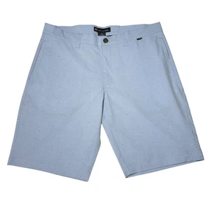 Neu ohne Etikett Travis Mathew hellblaue Hybridshorts für Herren Größe 36 Punktemuster Freizeit - Bild 1 von 8