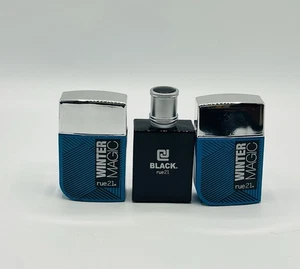 Rue21 Cologne Spray LOT Winter Magic And Black- Lot Of Three- Men -Unisex/READ!! - Picture 1 of 6