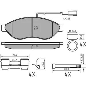 MEYLE Brake Pad Set 025 244 6819-2/PD - Picture 1 of 2