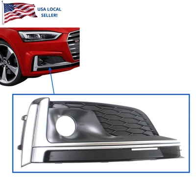 for 2018- 19 A5 S-line S5 front bumper side grille insert with radar Right Side - Изображение 1 из 4