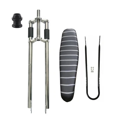 26"/700C/29" Bicycle Fork 1" Threaded Non Suspension Triple Tree Fork & Saddle - Image 1 of 4
