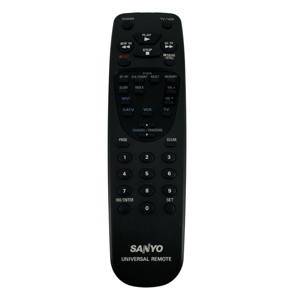 Sanyo B13205 Universal Remote Control for Sanyo AV232980 TV VCR CATV Tested - Image 1 of 4