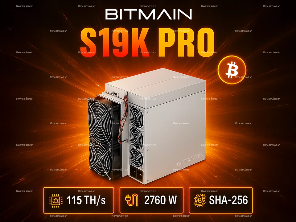 Bitmain Antminer S19K Pro 115 TH/s BTC Miner - NEU & OVP mit Garantie - Bild 1 von 1