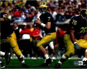 DREW HENSON SIGNED 8X10 PHOTO BECKETT BAS COA MICHIGAN WOLVERINES 5 - Picture 1 of 1