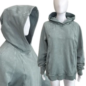 Lululemon Scuba Pullover Hoodie Damen Größe 8 Sun Washed Tidewater türkis - Bild 1 von 12