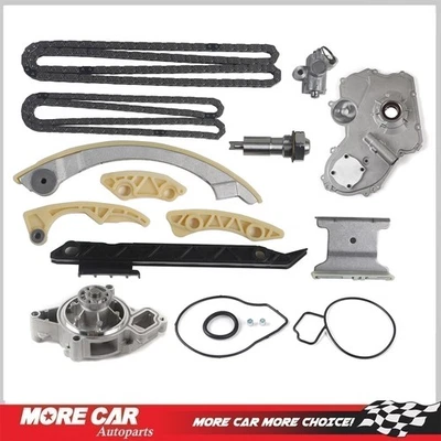 Kit de cadena de distribución bomba de agua de aceite para Chevrolet Pontiac Saturn 2000-2010 2,2 L 2,4 L Foto 1 de 4