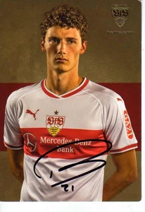 Benjamin Pavard VfB Stuttgart 2018/2019 signierte Autogrammkarte 18/19 2018/19 - Bild 1 von 2