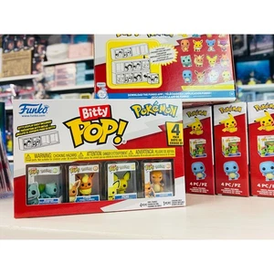Funko Bitty POP Pokemon 4pk Flareon Bulbasaur Charizard Pichu - Picture 1 of 3