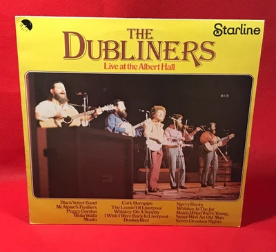 THE DUBLINERS Live At The Albert Hall 1975 UK vinyl LP Seven Drunken Nights - Image 1 of 4