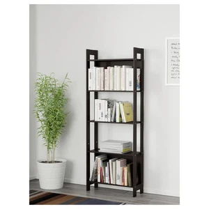 Ikea LAIVA Bookcase, black-brown, 24 3/8x65 " BRAND NEW - Picture 1 of 3