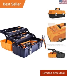 17 Zoll dreilagige Kunststoff Aufbewahrungsbox - vielseitiger Werkzeug & Handwerk Organizer - Bild 1 von 8