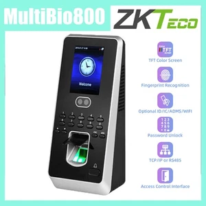 ZKTeco MultiBio800 Zifferblatt Fingerabdruck Zeiterfassung Zugangskontrolle Maschine - Bild 1 von 16