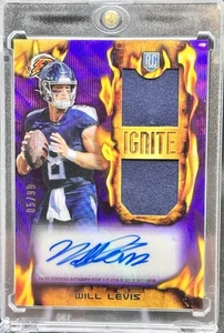 🔥Will Levis 2023 Topps Composite Resurgence Ignite Patch Auto RC SP 5/99🏈 - Picture 1 of 2