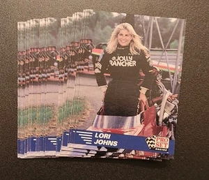 20 CARD LOT OF 1991 PRO SET NHRA RACING PROTOTYPE LORI JOHNS - Picture 1 of 1
