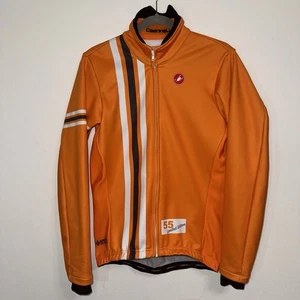 Castelli Gore-Tex Cycling Shell Orange Jacket Limited Edition Men’s Sz XL - Picture 1 of 14