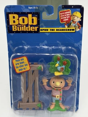 NEW Bob the Builder Spud the Scarecrow Action Figure 2001 Hasbro Playskool NIP - Image 1 of 4