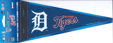 Detroit Tigers 4" x 10" Mini Felt Pennant Cover