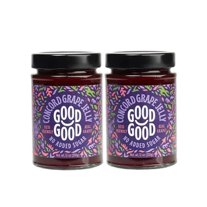2x GOOD GOOD CONCORD GRAPE JELLY KETO FRIENDLY NO ADDED SUGAR REAL FRUIT JELLY - Picture 1 of 7