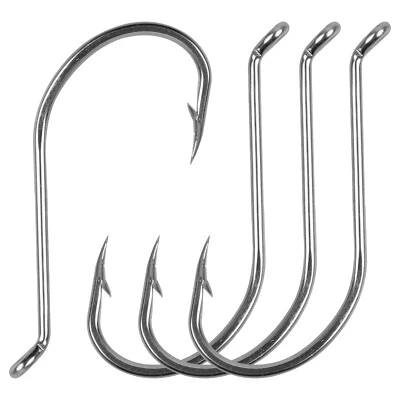 20pcs Stainless Steel Octopus Beak Fishing Hooks 92554 Sea Fish Hooks 1/0#-9/0# - Image 1 of 4