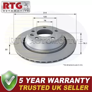 Bremsscheibe hinten passend für VW Transporter 2003-2015 Touareg 2002-2010 #1 - Bild 1 von 2