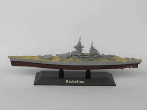 DIE-CAST NAVE DA GUERRA RICHELIEU 1940 - WARSHIPS BATTLESHIP #65 - Imagen 1 de 2