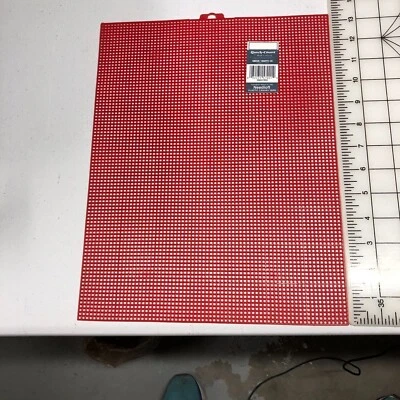 Quick-Count 7 Mesh Plastic Canvas 10.5 x 13.5" by Uniek -Variety of Color Choice - Image 1 of 2